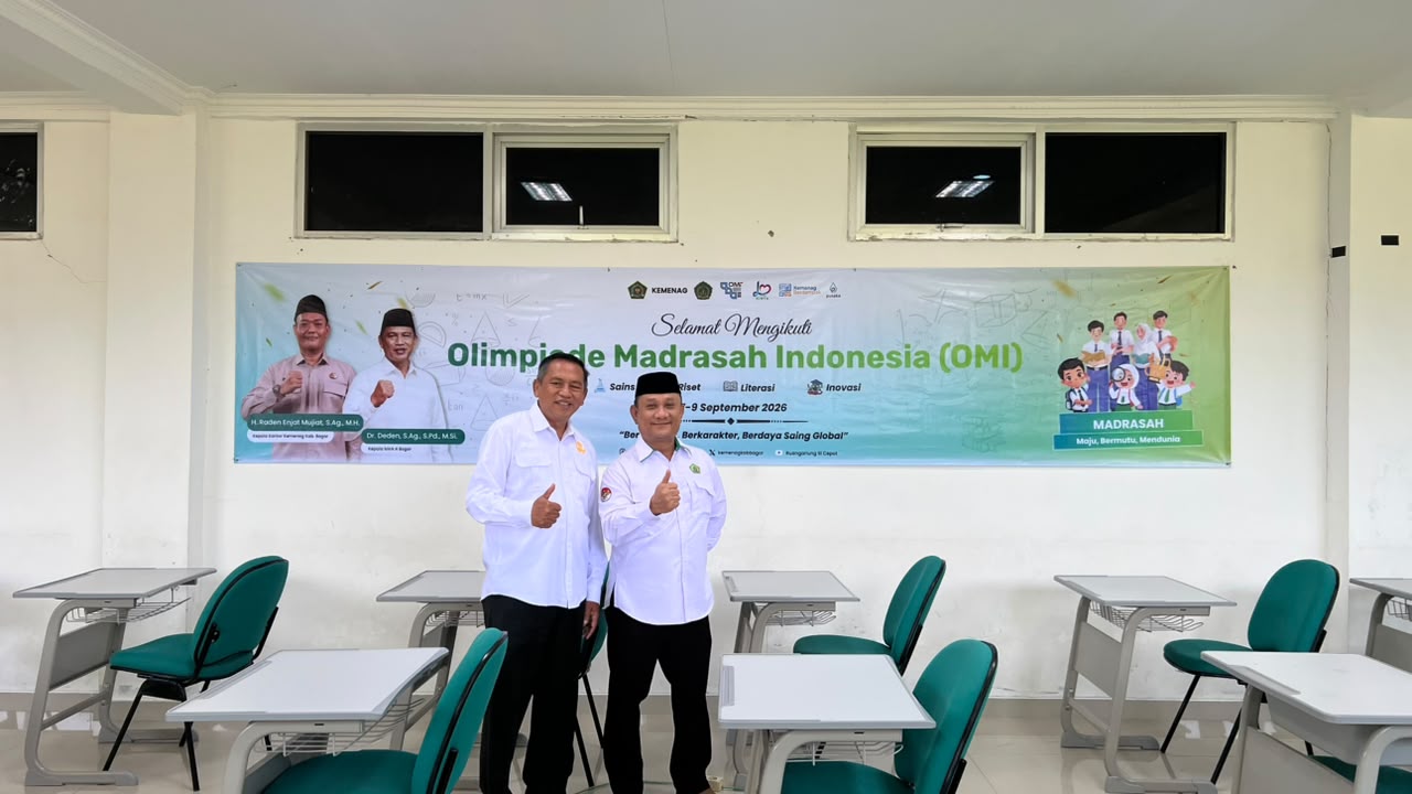 Pengawas dan Kasi Penmad Monitoring Pelaksanaan OMI 2026 di MAN 4 Bogor