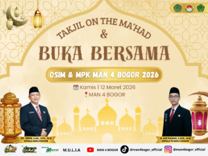 Indahnya Berbagi: OSIM/MPK MAN 4 Bogor Gelar Aksi “Takjil On The Ma’had” ke Tiga Pondok Pesantren dan Pererat Solidaritas Lewat Buka Bersama